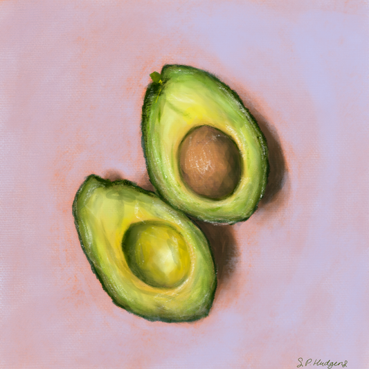 “Half of a Whole” Avocado Print